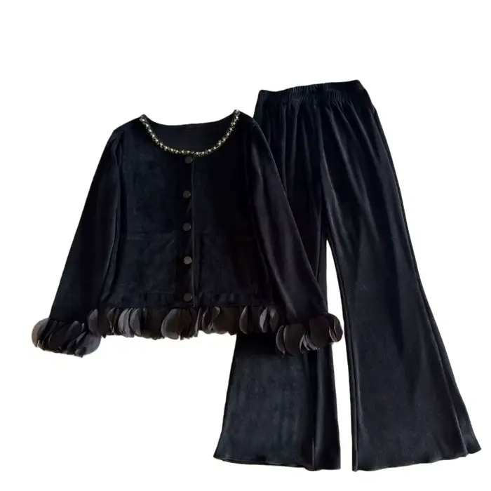Dámske pyžamo z polyesteru a elastanu pevné pre jarné leto jeseň zimné príležitosti rôzne pohodlie elegancie