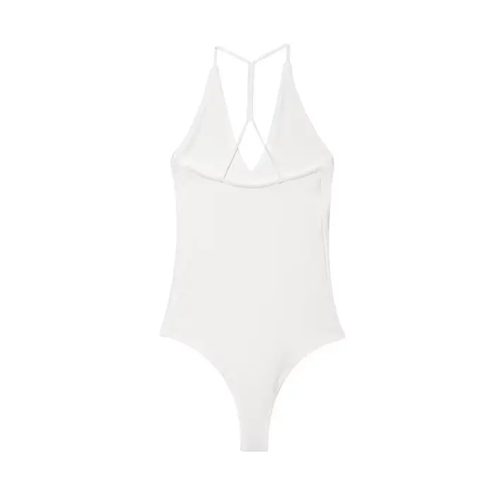 MUJER biely čierny body pre ženy Sexy