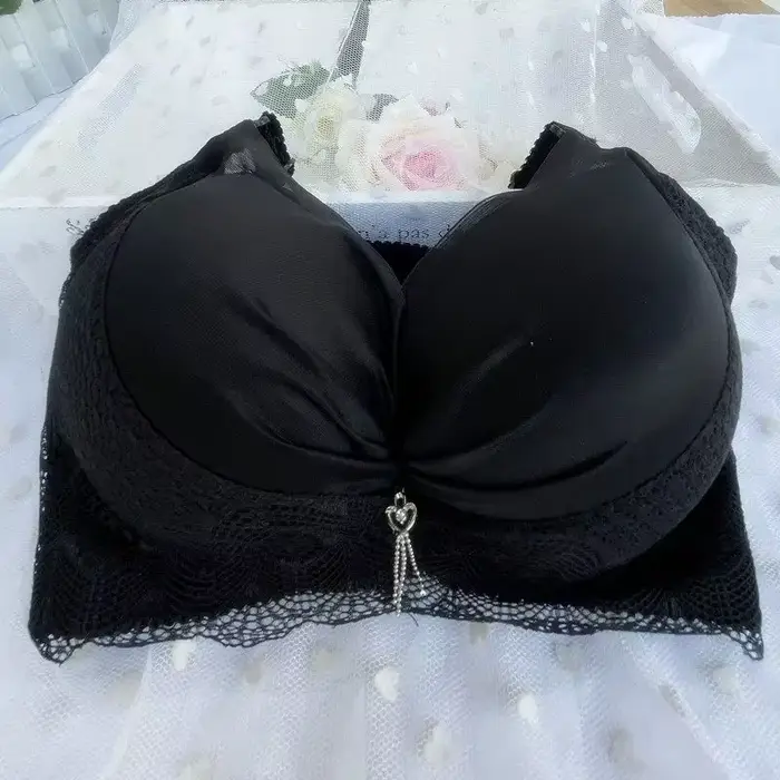 Soutien-gorge push-up sans armature pour petites poitrines, rembourrage 3D de 12cm, ailettes latérales anti-débordement, confort 12 heures, silhouette B/C, stabilisation 8+4, fermeture à 8 rangées