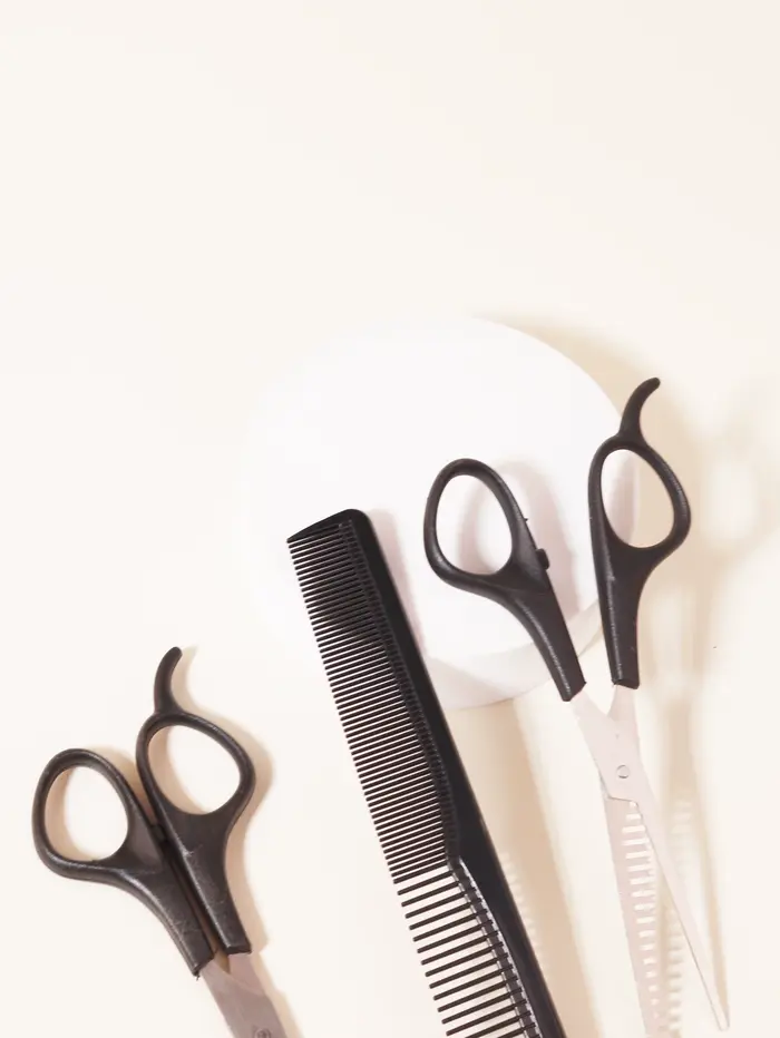 Ensembles de ciseaux 3 pièces-convient pour amincir et coiffer les cheveux-pour hommes et femmes pou