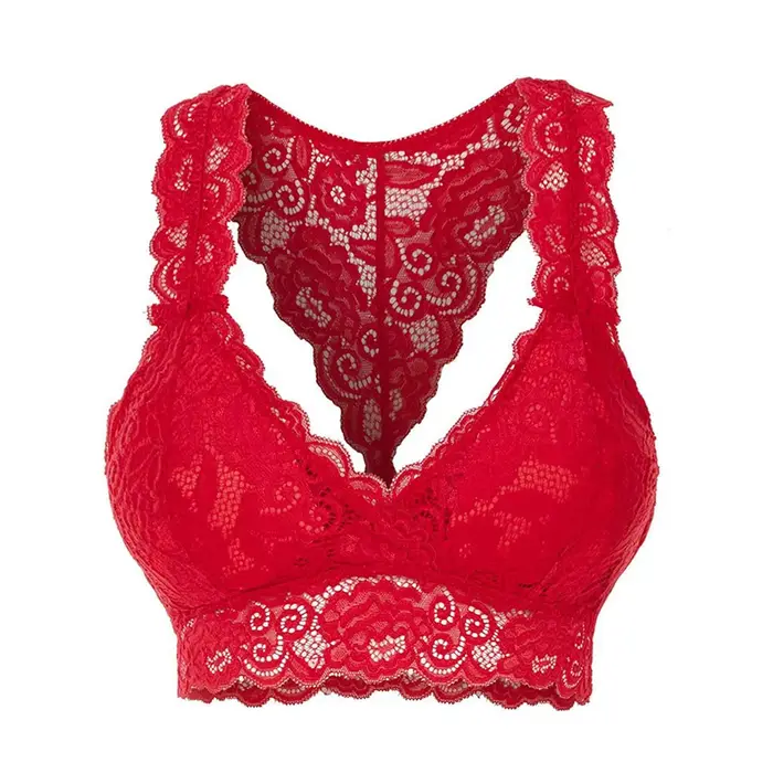 Štýlová bezšvová podprsenka pre vysoké ženy, polovica šálky, kostice, polyester a bavlna, nášivka dekorácie, športové a každodenné pohodlie