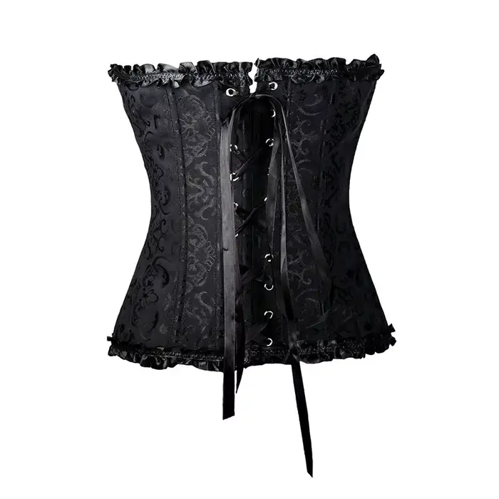 Ženy šnurovací Sexy Kvetinový bezdrôtový Korzet cez prsia Tvarovač postavy Bustier Lingerie Bodyshaper top Korzety top
