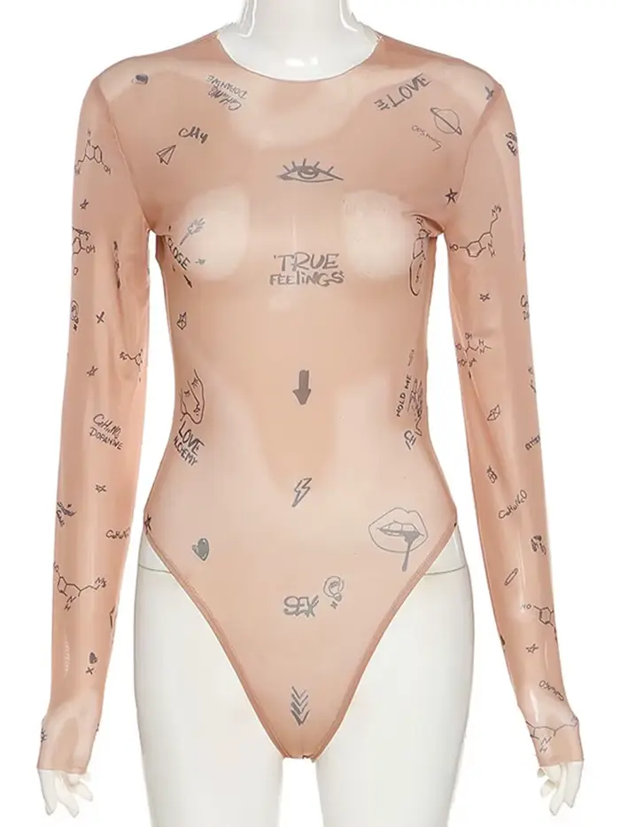 Jednodielny obtiahnutý a sexy top pre ženy