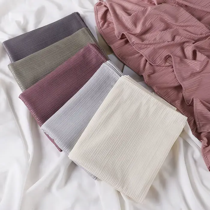 Hijab en jersey polyester décontracté pour femmes, hijab islamique élégant pour toutes les saisons et occasions