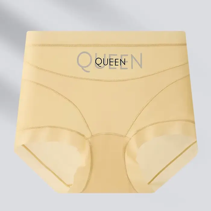 Culotte de contrôle du ventre taille haute pour femmes, sous-vêtements respirants sans couture en so