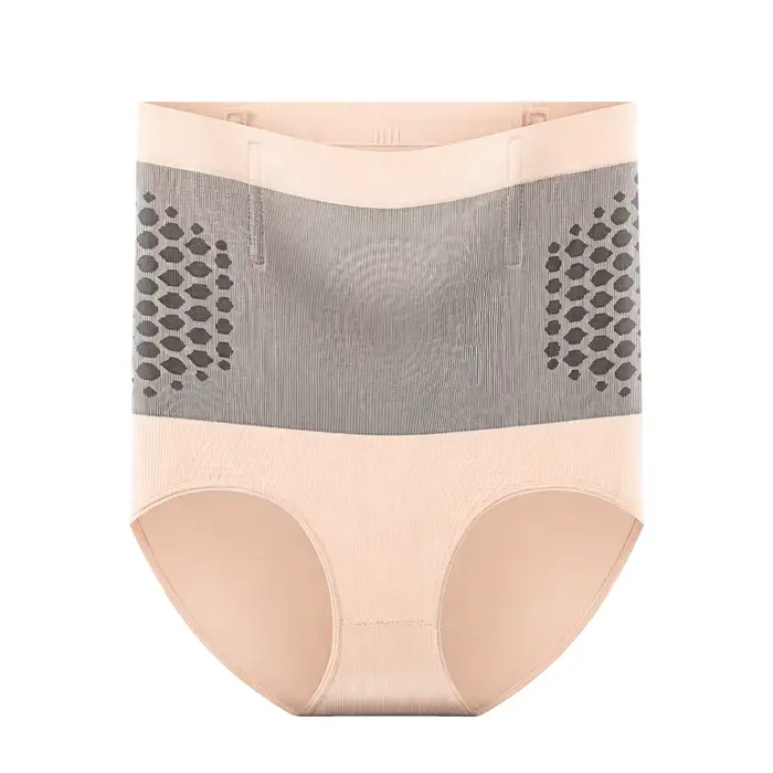 Culotte gainante taille haute sans couture pour femme, effet ventre plat, shorty sculptant, sous-vêt
