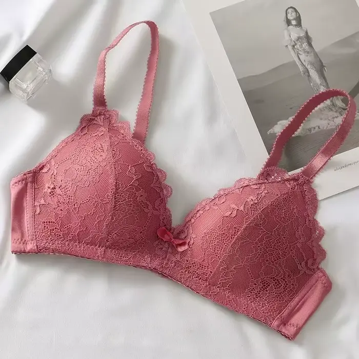 Lacná podprsenka pre dievčatá Sexi čipkovaná