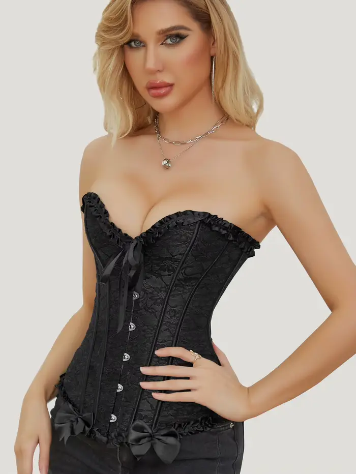 Corset sexy surbuste bustiers gothiques et corsets à lacets corselet taille corset fajas ventre plat shapewear femmes shaper ceinture