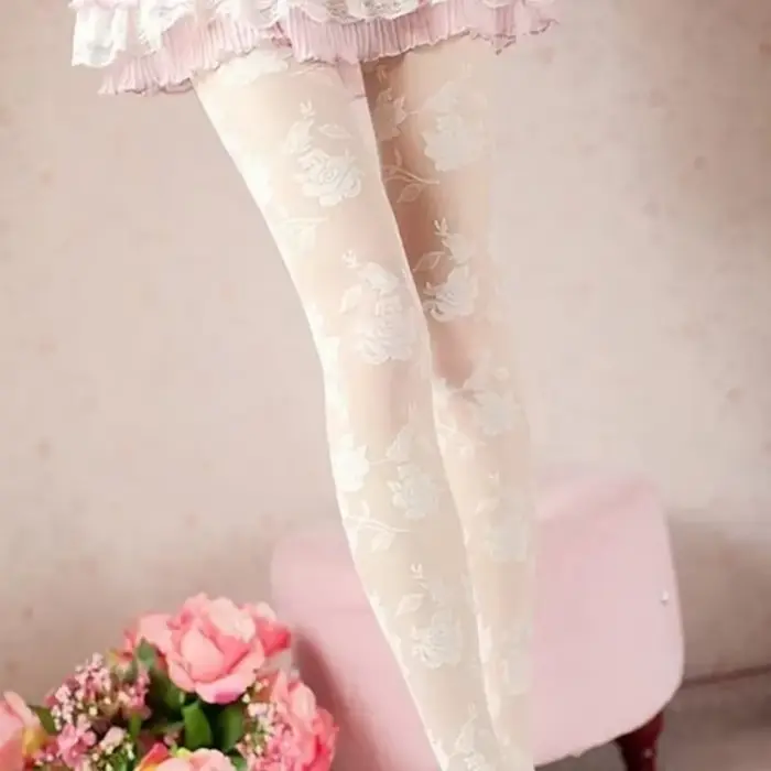Sexy Rose Pančuchy pre ženy Tenké Priehľadné
