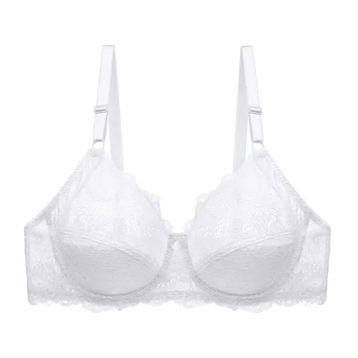 Soutien-gorge en dentelle grande taille soutien-gorge femmes sous-vêtements Bralette haut court Sexy femme soutien-gorge grand BH bustier tubulaire femme Push Up brassière soutien-gorge lacé