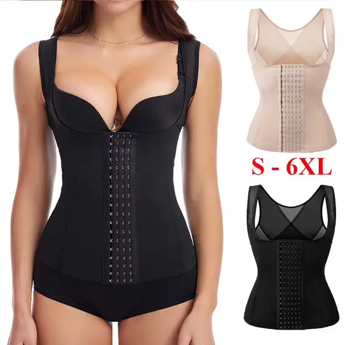 Haut de contrôle de l'abdomen pour femmes, gilet façonnant le corps à haute Compression, taille Pluse
