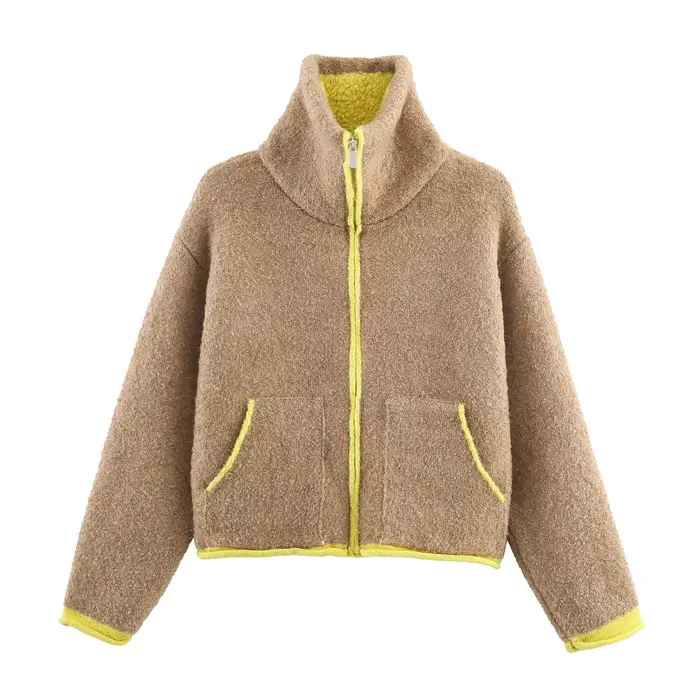 Nouvelle Dámska Pletená Pilotka Cardigan ZERAINS Décontracté Polyester Patchwork Hiver Occasions Spéciales ``` 这段HTML描述了一款女士毛线飞行员夹克（Dámska pletená pilotka），强调了其设计、材质和适用场合。描述中通过创造性的语言激发了顾客的购买欲望，并详细解释了这款产品的特性和益处。最后一行包含了一个优化的SEO标题，旨在吸引更多的目标客户。
