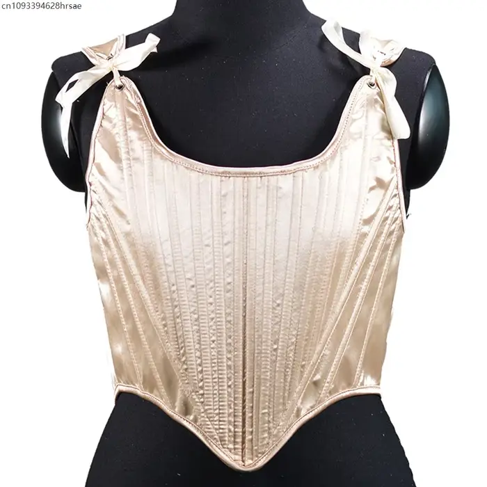 Nevyztužený korzet pre ženy v renesančnom štýle, bustier, vrchný korzet