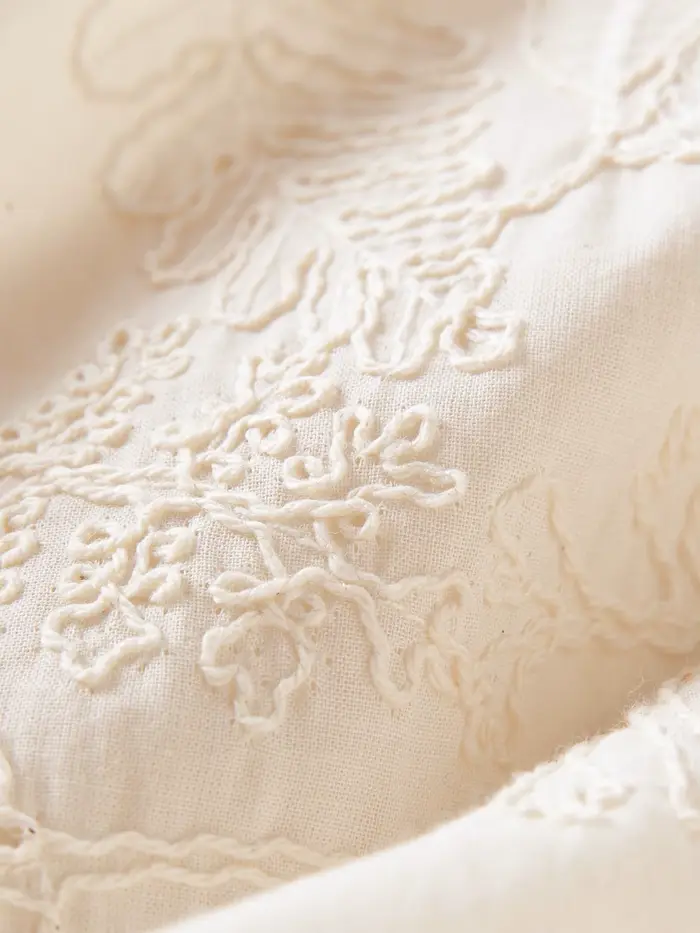FSLE【Série Premium】Robes midi élégantes sans manches brodées en patchwork pour femmes, nouveau style