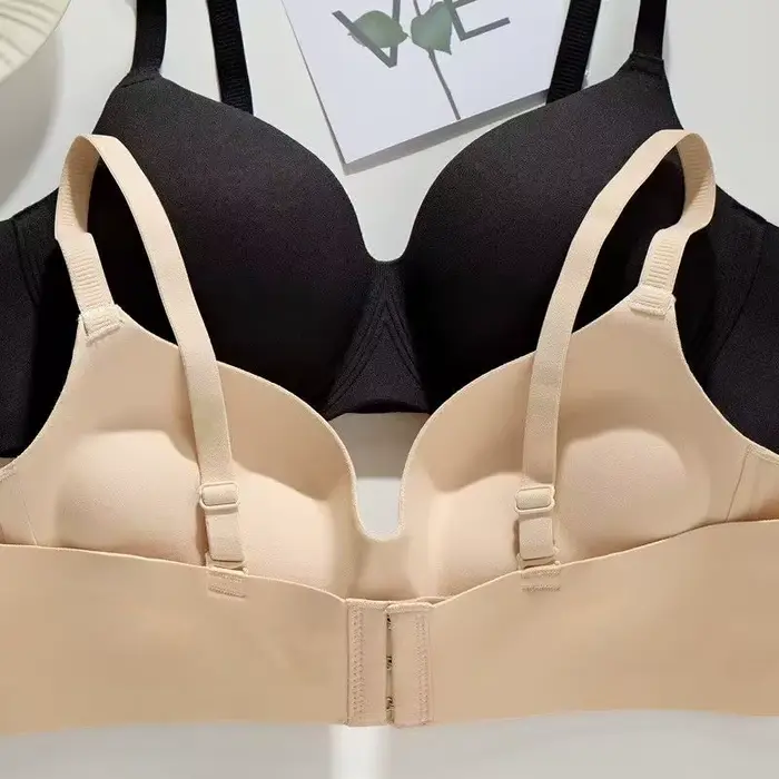 Silná push-up podprsenka pre malé prsia, neviditeľná, bezdrôtová, s nastaviteľnými popruhmi, pre citlivé ženy a pohodlné špeciálne príležitosti