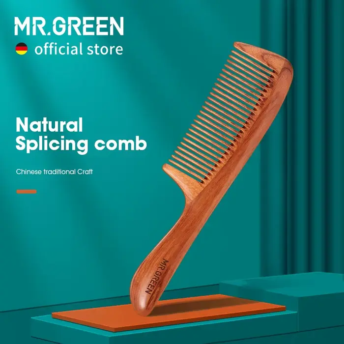 MR.GREEN – Prírodný drevený hrebeň na vlasy