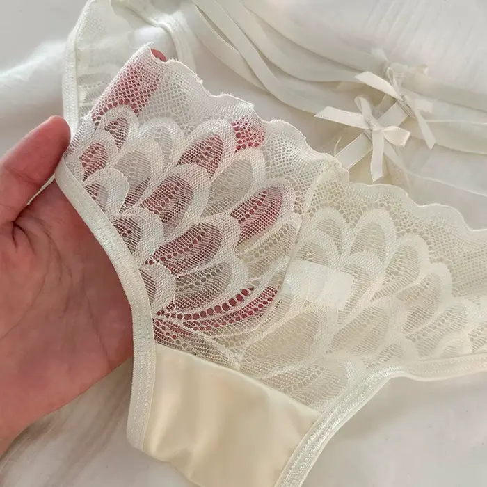Dámske saténové nohavičky, spodná bielizeň Farba, spodná bielizeň Sexy dámske