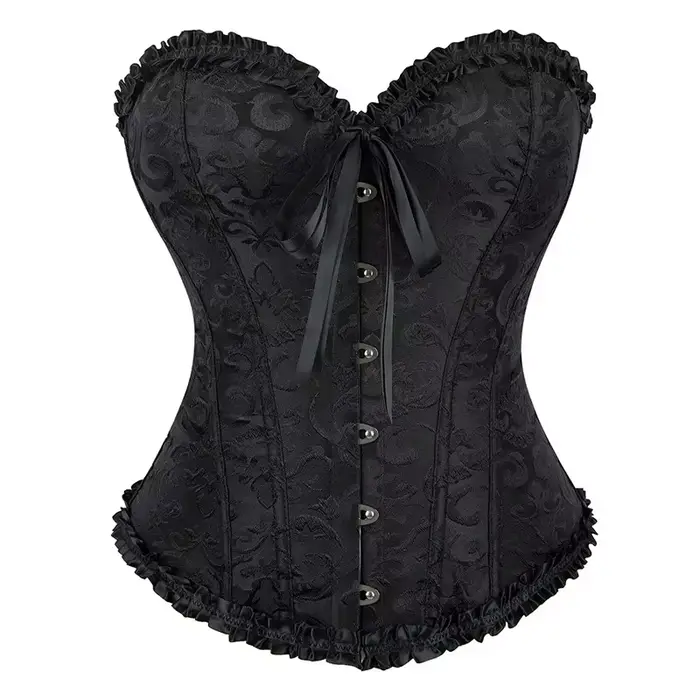 Pás korzet s tangá, bustier pre ženy, sexy spodná bielizeň šnúrky, kvetinový vzor, shapewear, vintage viktoriánskej módy, body shaper