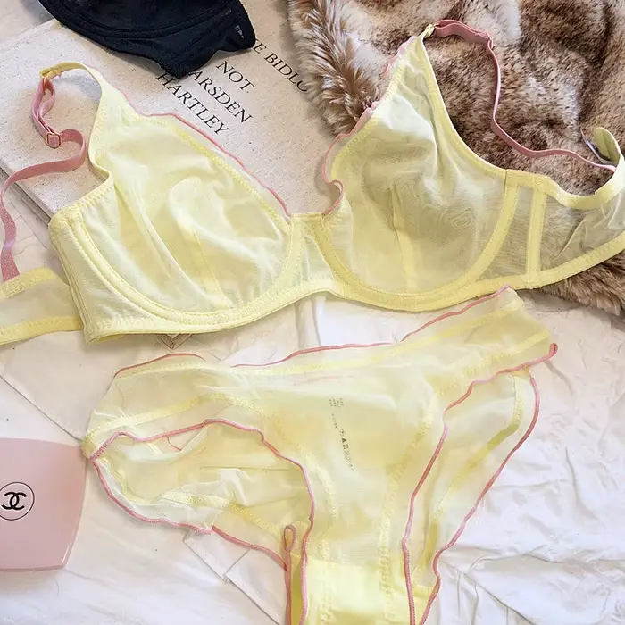 Spodná bielizeň set MOYISU sexy štýl s kvetinovými motívmi pre ženy špeciálne príležitosti