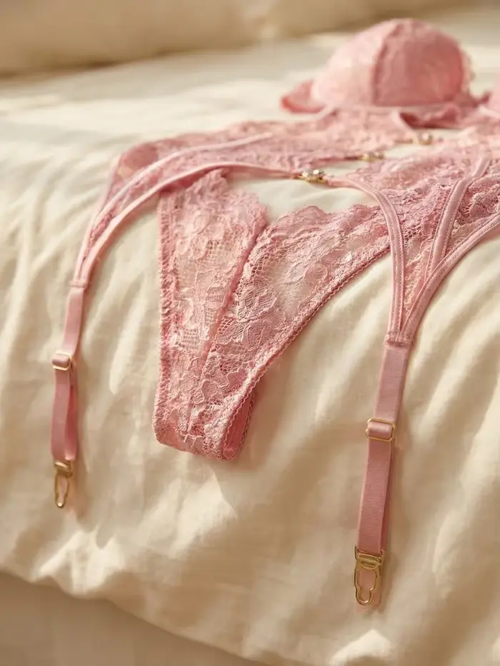 Sexy čipkovaný set spodnej bielizne