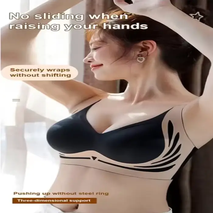 Bezšvová push-up podprsenka pre ženy