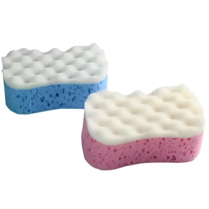 Éponge de bain douce, gommage corporel, brosse de Massage, gant de toilette, épurateur de peau, rela