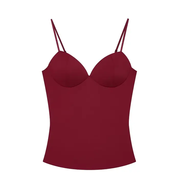 MUJER Sexy Corset haut court femme Camisole dos nu hauts courts pour femmes sans manches Bustier hau