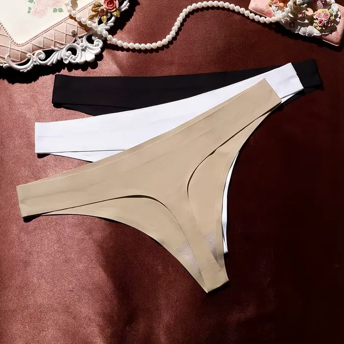 Ženy reťazec G struny Sexy bezšvíkové žena nohavičky spodná bielizeň nízky pás strečový reťazec pevné ženy veľké veľkosti Tangas intímne horúce