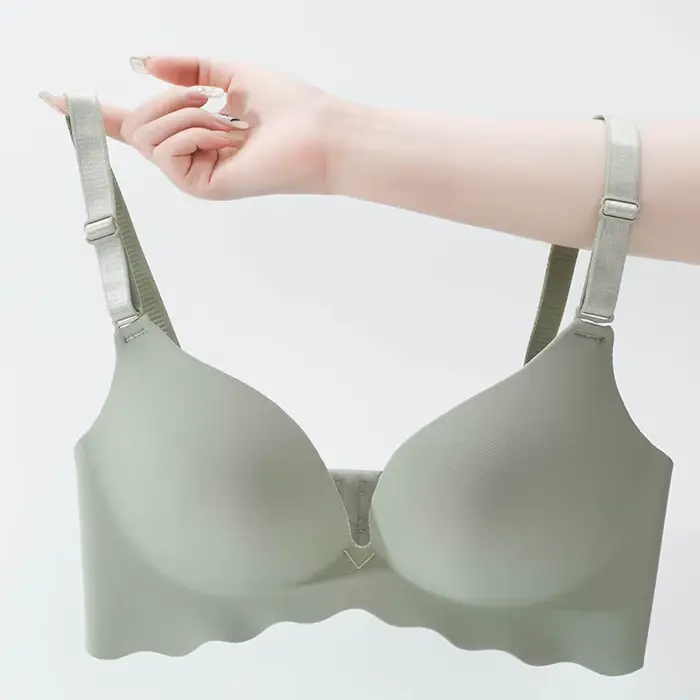 Dámske bezšvíkové podprsenky pevné push up spodná bielizeň Sexy bezdrôtové Bralette žena intímne pohodlie francúzskej módne spodné prádlo Top podprsenky