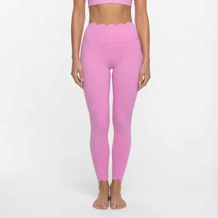 FUBEIKE femmes Yoga dentelle pantalons longs sensation nue serré hanche-levage minceur pantalons de sport Leggings de gymnastique entraînement vêtements féminins