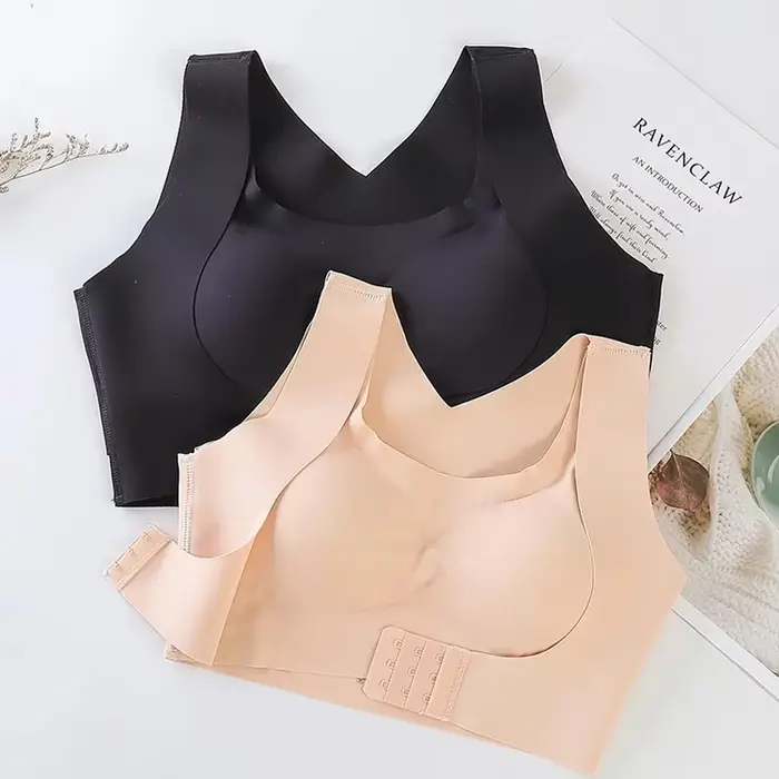 Soutien-gorge correcteur de posture pour femmes sans couture push up élégant pour tous les jours et le sport