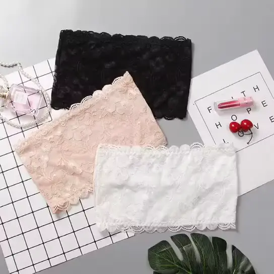 Čipka bez ramienok Tubular Bustier pre elegantné ženy Špeciálne príležitosti