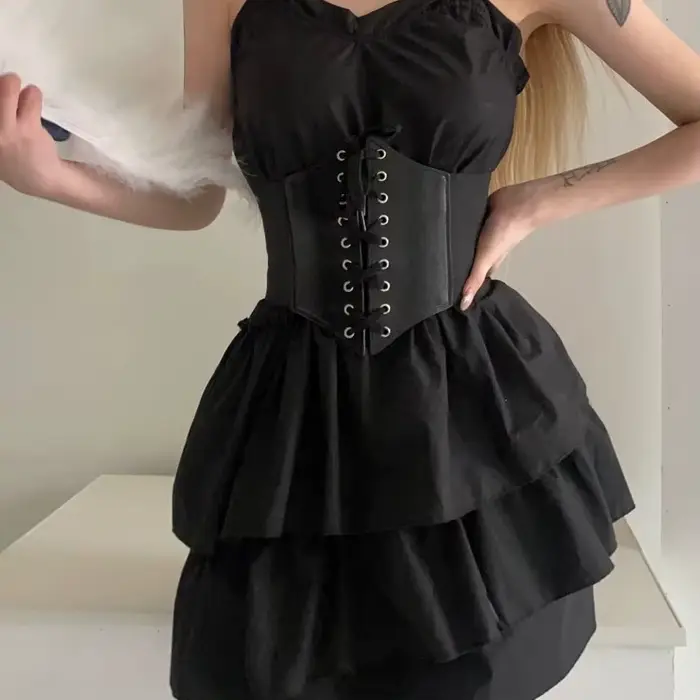 Sexy gotický korzet pod bustou pre ženy, vysoká tvarovacia krivka, modelovací pás, zoštíhľujúci pás opasok, čipka, Bustiers