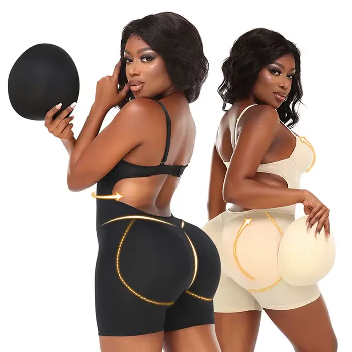 AfriA body Shapewear Polstrovaný Hip Booster Podprsenka Vankúš Sexy Späť Telo Shaper Kombinácie Fajas Colombianas opasok