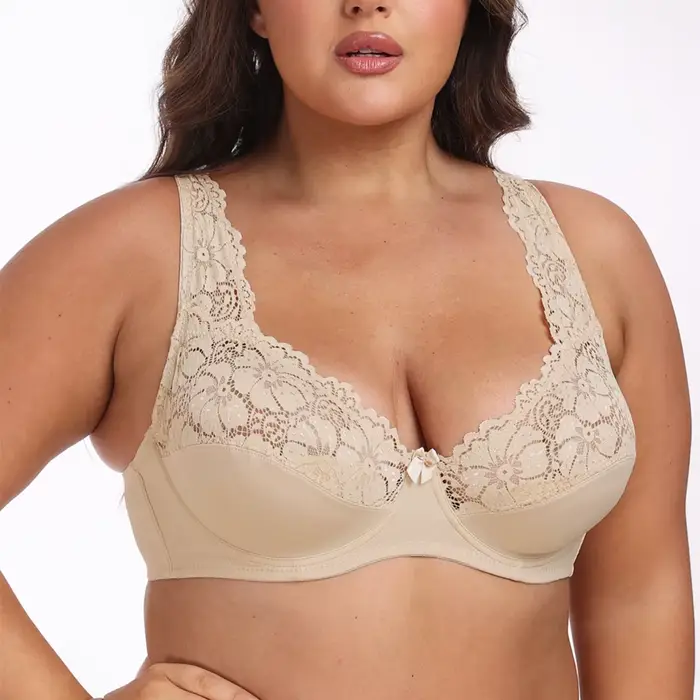 Sexy podprsenka MELIYUU z elastanu a polyamidu s nastaviteľnými výstuhami a popruhmi pre ženy špeciálne príležitosti B C D D E F