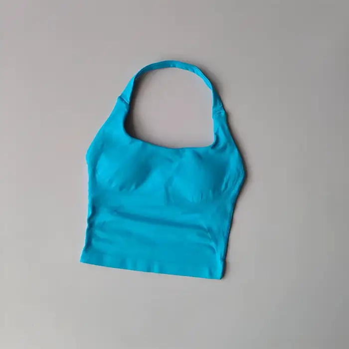 Dámska bezšvová športová podprsenka, Cross Back, Polyester, Rýchle sušenie, Fitness, Jóga, Beh, Štýlový športový tréning