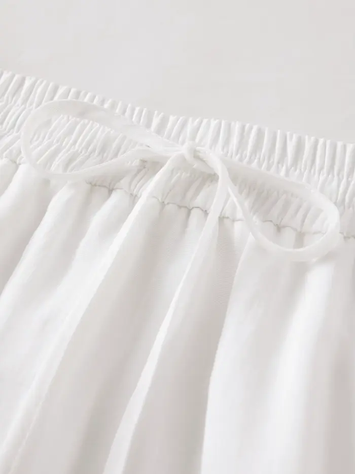 Jupe midi superposée FSLE 2026 pour femme, jupe trapèze blanche brodée de fleurs 3D pour un style ré