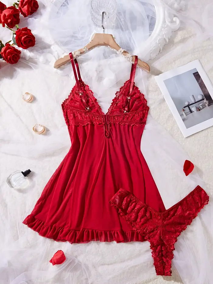 Sexy čipkovaná lingerie sada pre ženy