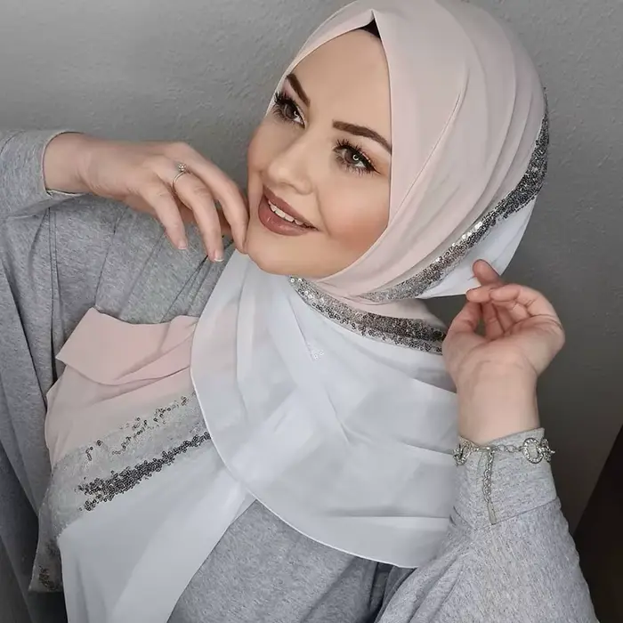 Luxusný okamžitý moslimský abaya-turban pre ženy