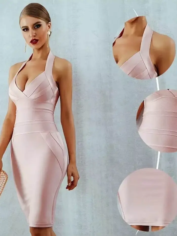 Sexy šaty s odhaleným chrbtom pre ženy, elegantné a módne novinky 2024