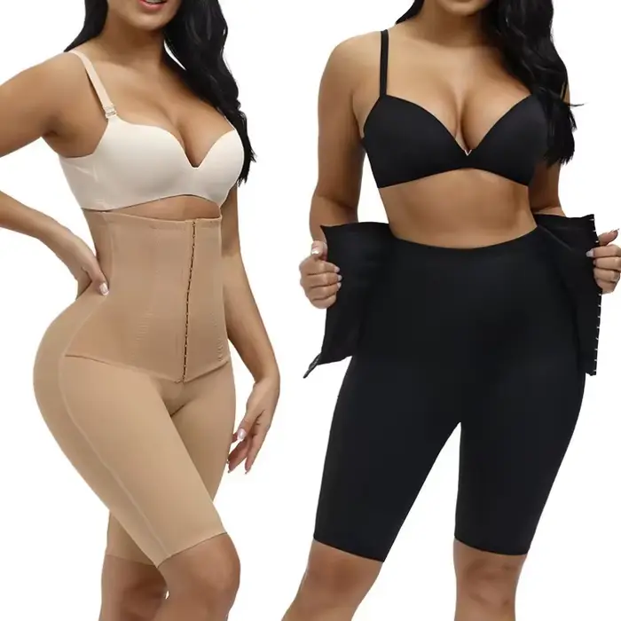 Ceinture formative pour femmes avec soulèvement des hanches et contrôle de l'abdomen en coton et nylon pour une silhouette élancée et tonique occasions spéciales