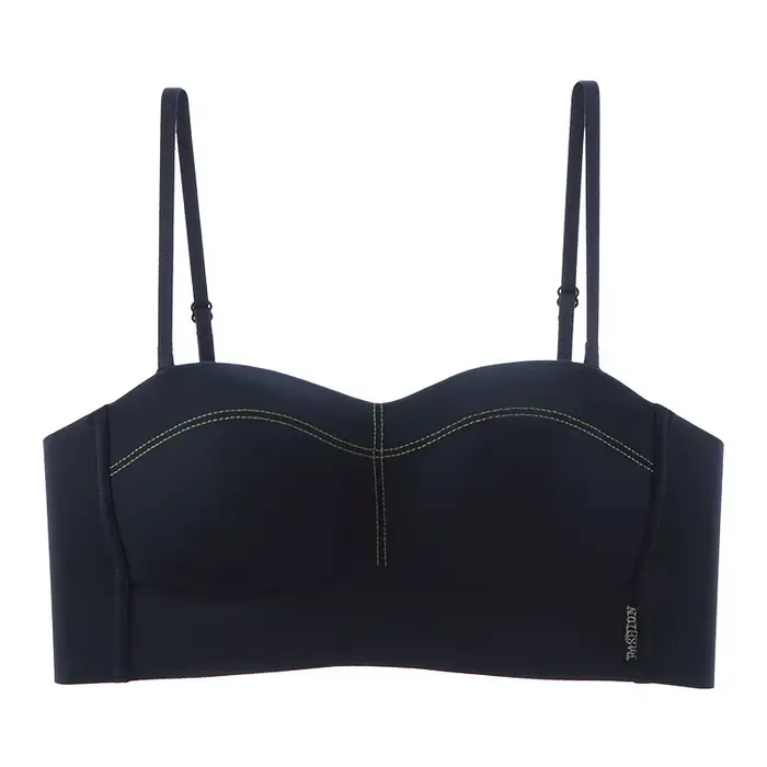 Soutien-gorge tubulaire pour femme avec petits seins, soutien-gorge push-up anti-exposition, sans ja