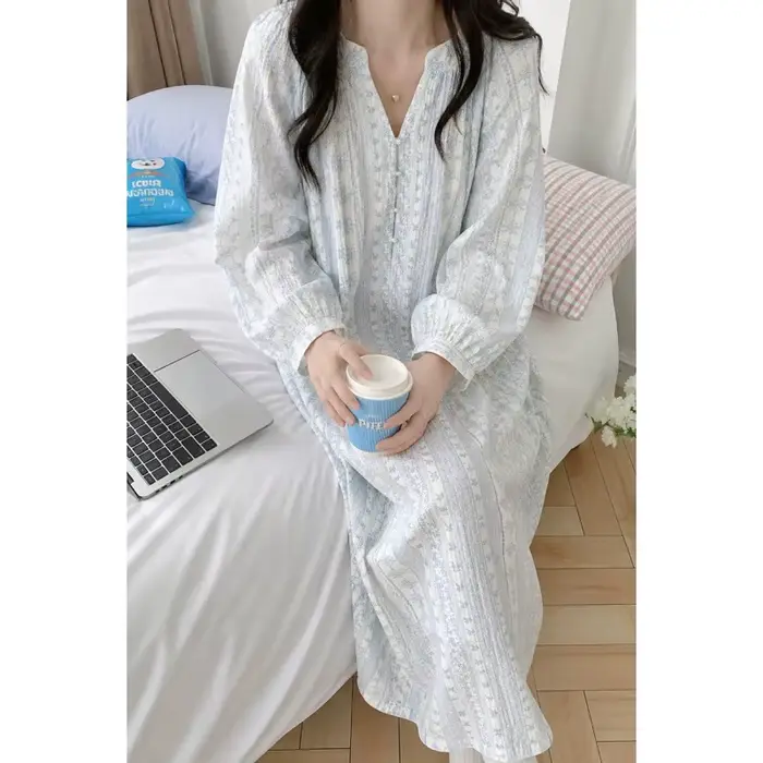Letné pyžamo pre ženy pletené z jednoduchého a ležérneho polyesteru pre letné noci relax a jarnú relaxáciu
