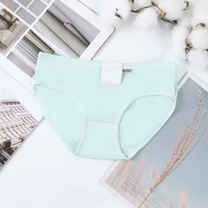 6 kusov módnych cukríkových farieb jednoduché nohavičky boxerky Lingerie spodná bielizeň pre ženy priedušná stredná veľkosť slipy pre dospievajúcich