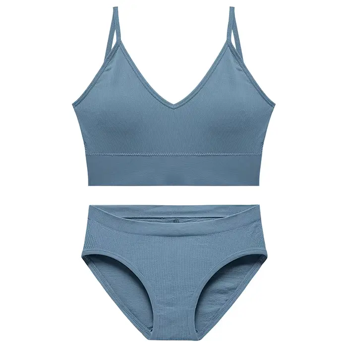 Ensemble de lingerie sans fil française, sexy, push-up pour petites poitrines, caraco sans dos sans 