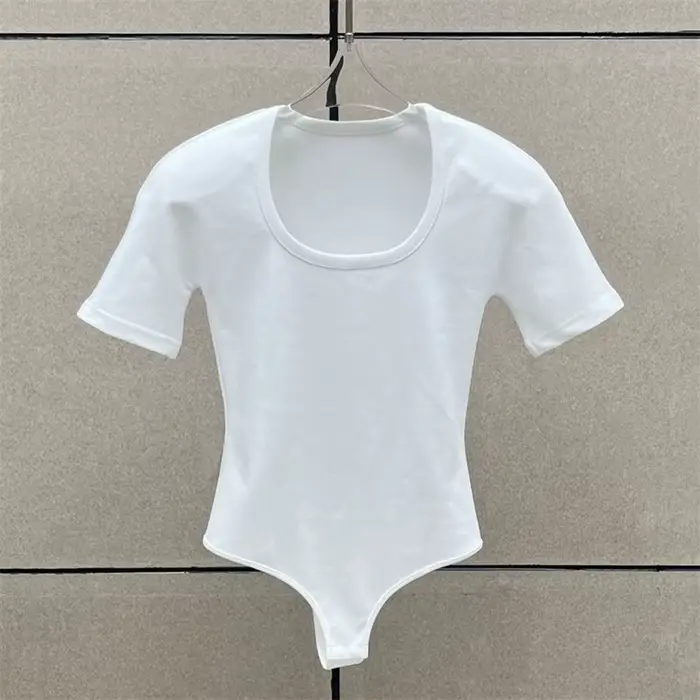 Príležitostné čisté bavlnené body pre ženy, štýlové a pohodlné pre letné príležitosti