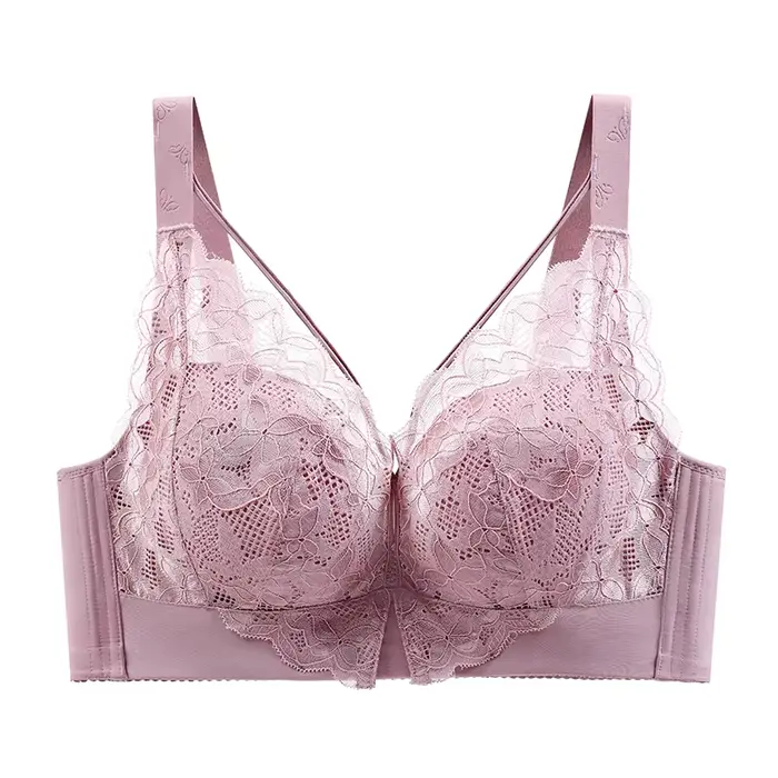 Dámska čipka push-up podprsenka, sexy spodná bielizeň, bezdrôtová podprsenka, C D E klobúk, 52CDE