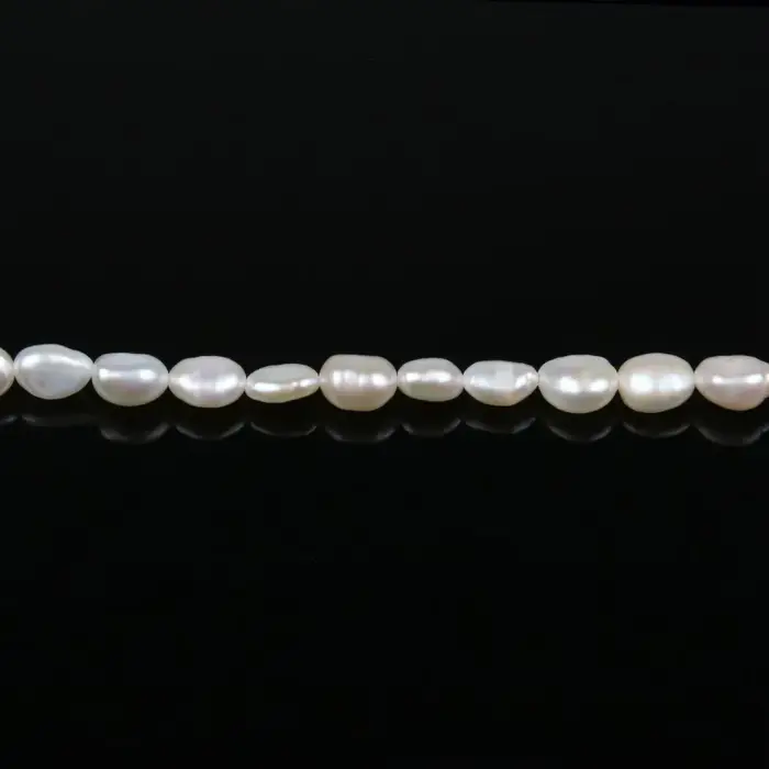Perles d'Eau Douce Naturelles de Haute Qualité, Perforation Irrégulière, pour la Fabrication de Bijo