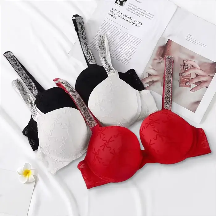 Spodná bielizeň Victoria's Secret spodnej bielizne s malými srdiečkami pre ženy sexy spodná bielizeň elegantné pohodlné a mäkké