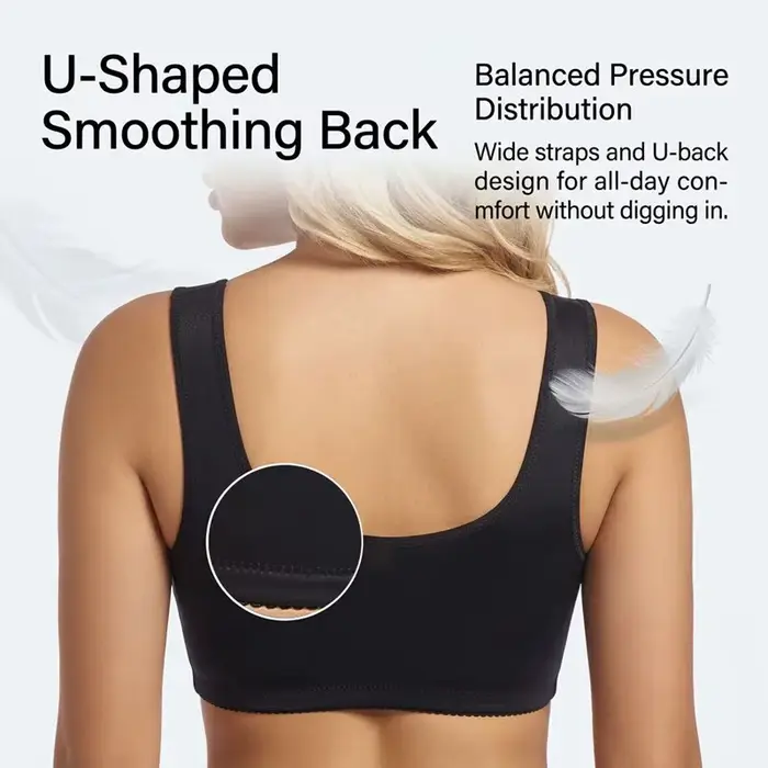 Športová podprsenka pre ženy minimalizácia, predné uzavretie, push-up, polstrované, pre jogu, fitness, beh